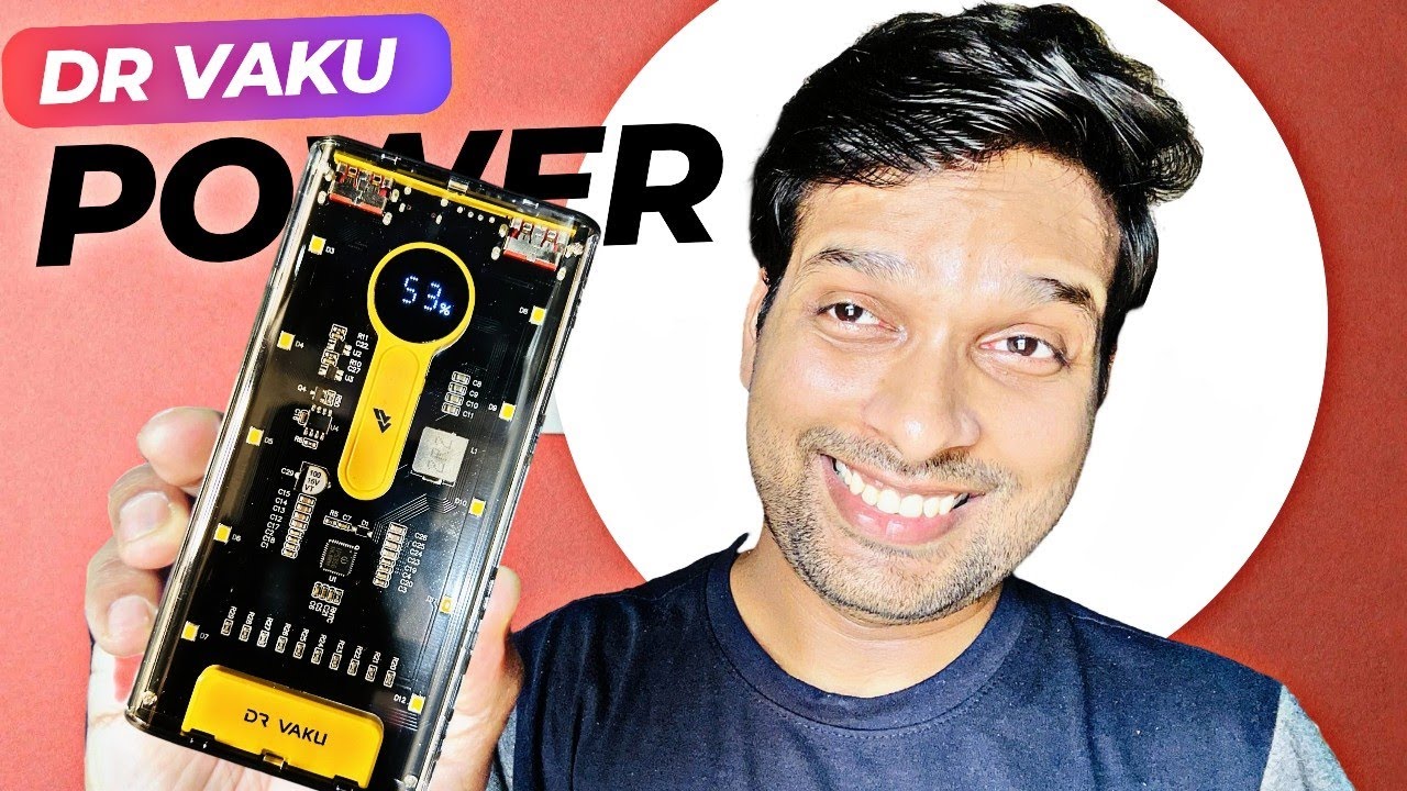 Best Power Bank Under 1k | 10,000Mah | Transparent Power Bank | QC Charge | DR VAKU