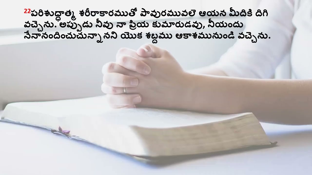 లూకా సువార్త | లూకా– 3 అధ్యాయము | Gospel of Luke chapter 3 telugu
