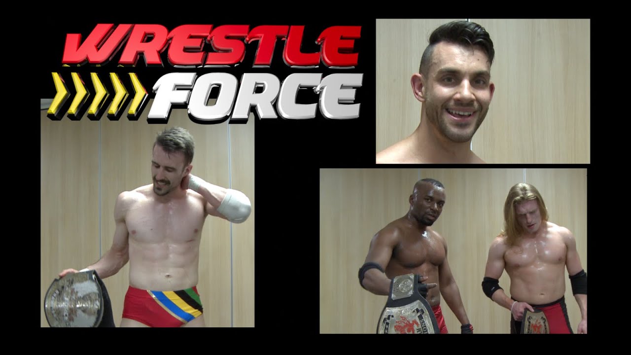 Alexander Moore, James Pharrell & Westside Heat backstage at Wickford 16.04.22