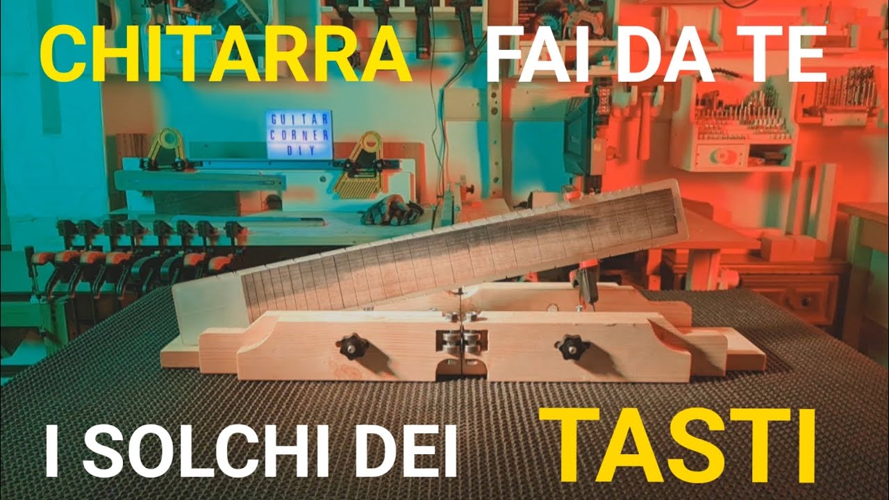 CHITARRA HEADLESS FAI DA TE - LA TASTIERA - I SOLCHI DEI TASTI #tutorial #chitarra #faidate