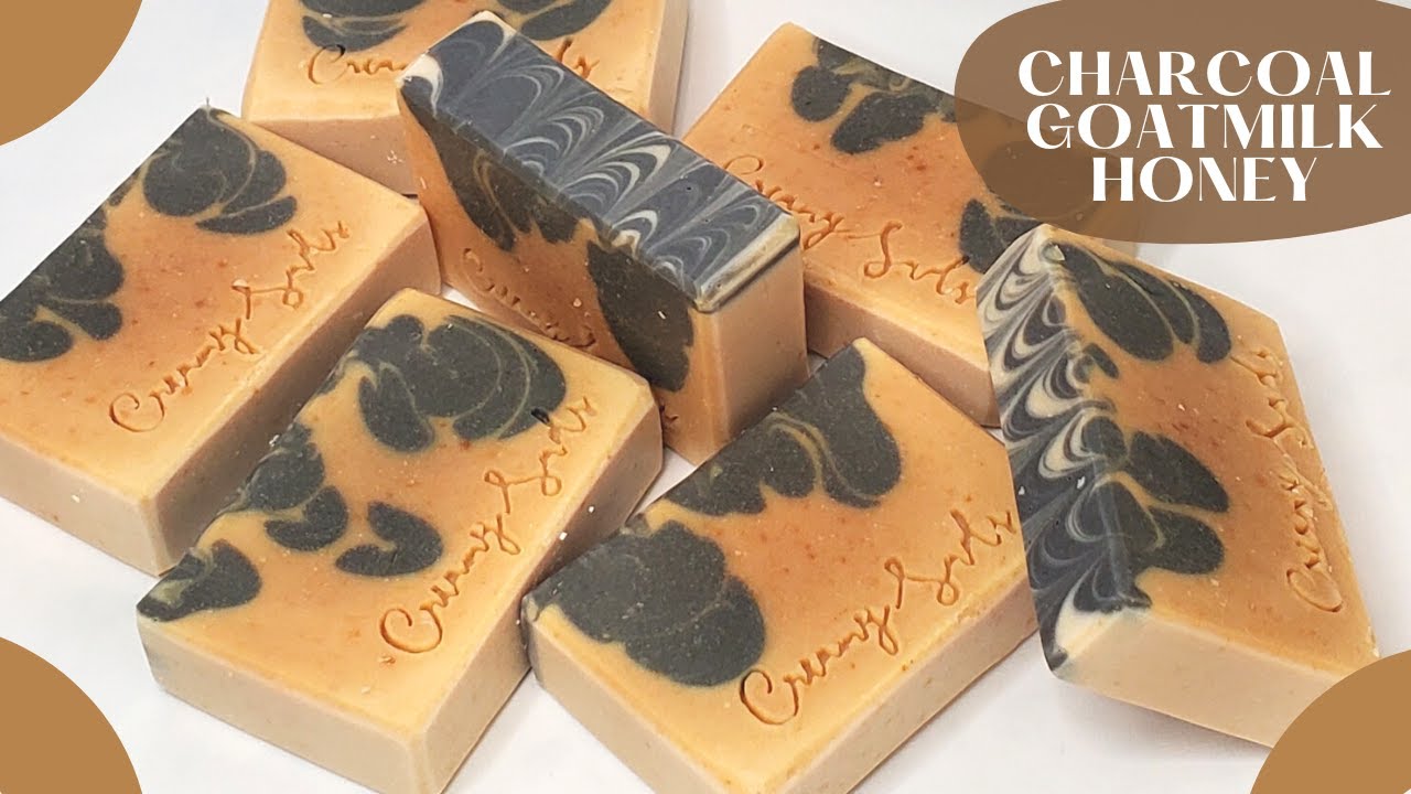 Acne Soap How To | Goatmilk Charcoal Honey Soap