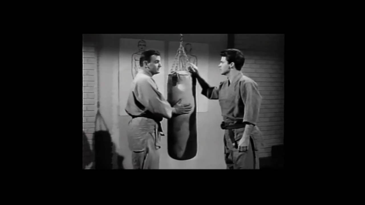 Ricky Nelson Practices Karate on Ozzie and Harriet 1961