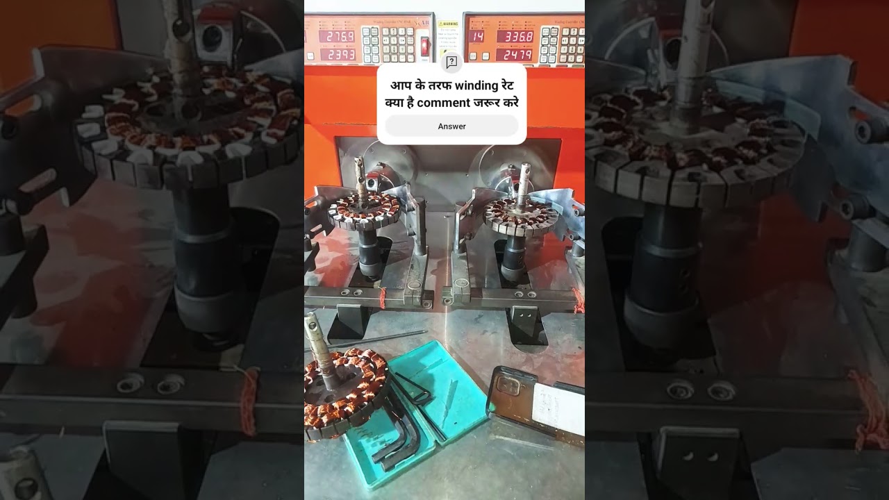 Best AR.ENGINEERING Ceiling fan winding machine #automatic #ceilingfan
