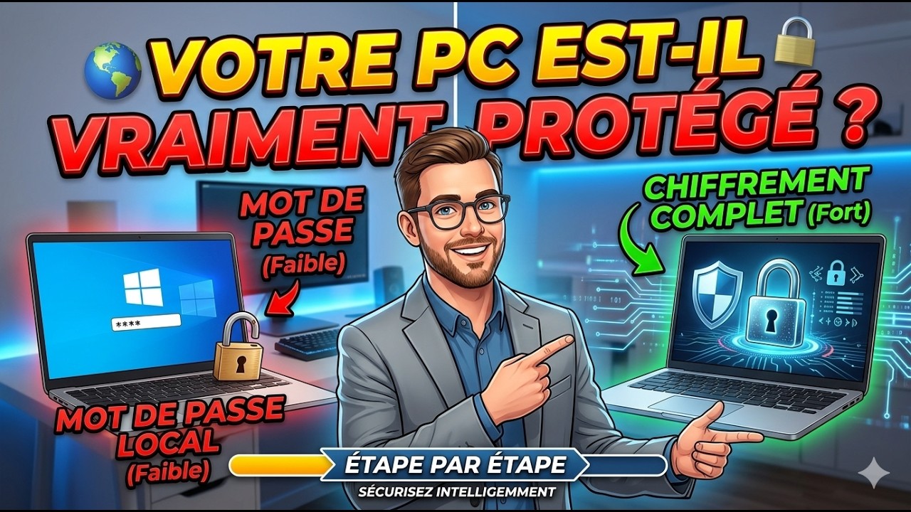 SÉCURITÉ WINDOWS : Quelle protection choisir selon votre profil ? #Windows11  #BitLocker #tuto