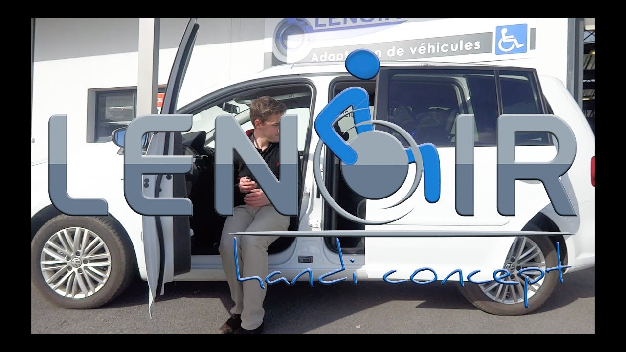 Lenoir handi concept - Porte escamotable - Plateau transfert électrique - Treuil électrique