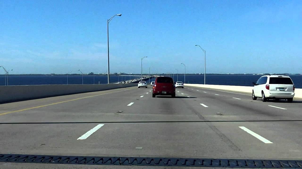 Howard Frankland Bridge south/westbound