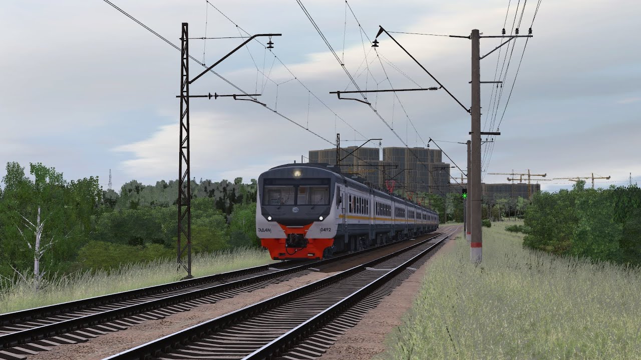 По Курскому направлению trainz 19|D2 Рижская-Бутово