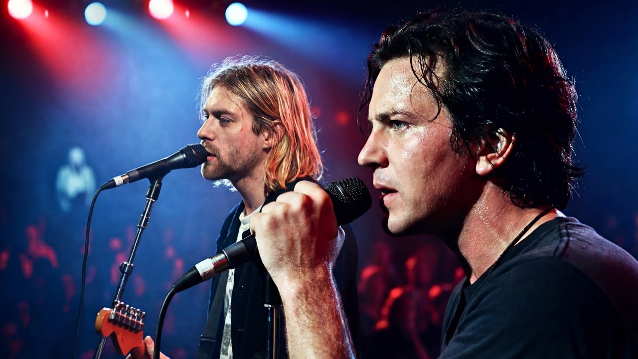 Eddie Vedder FROZE When He Spotted Kurt Cobain — What Happened Next Changed Music History