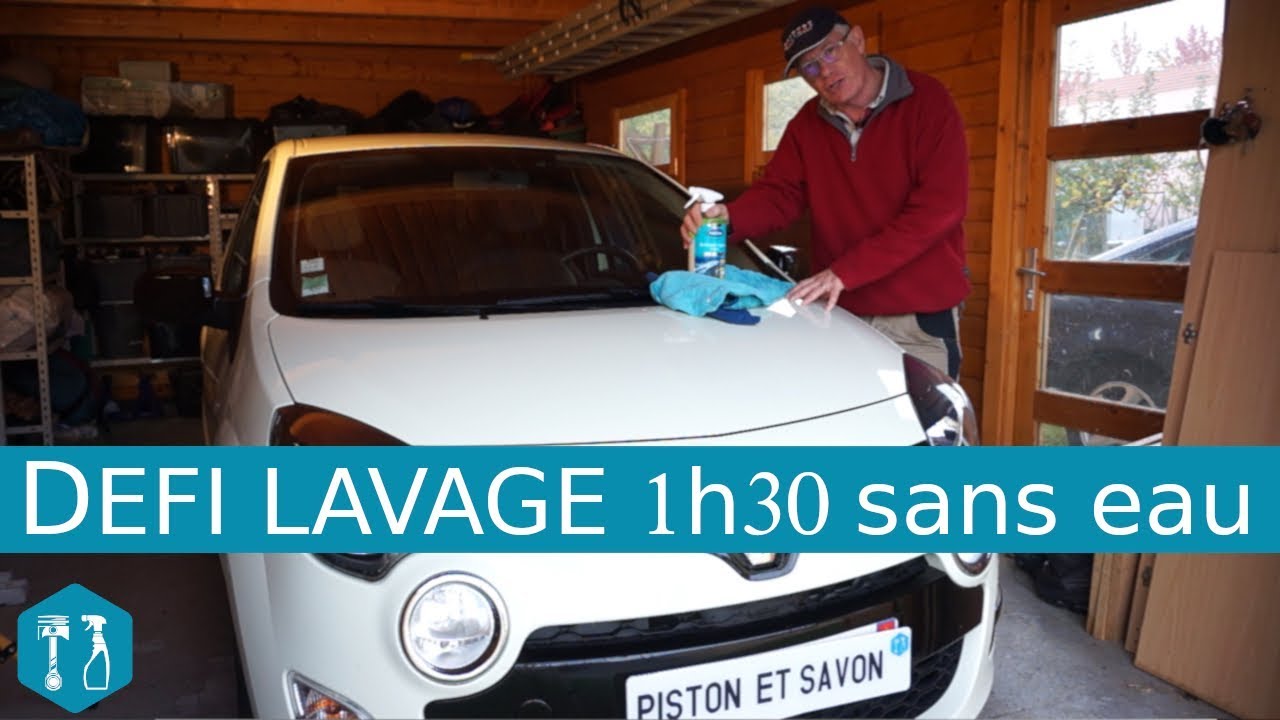 Défi lavage 1h30 sans eau avec Triplewax