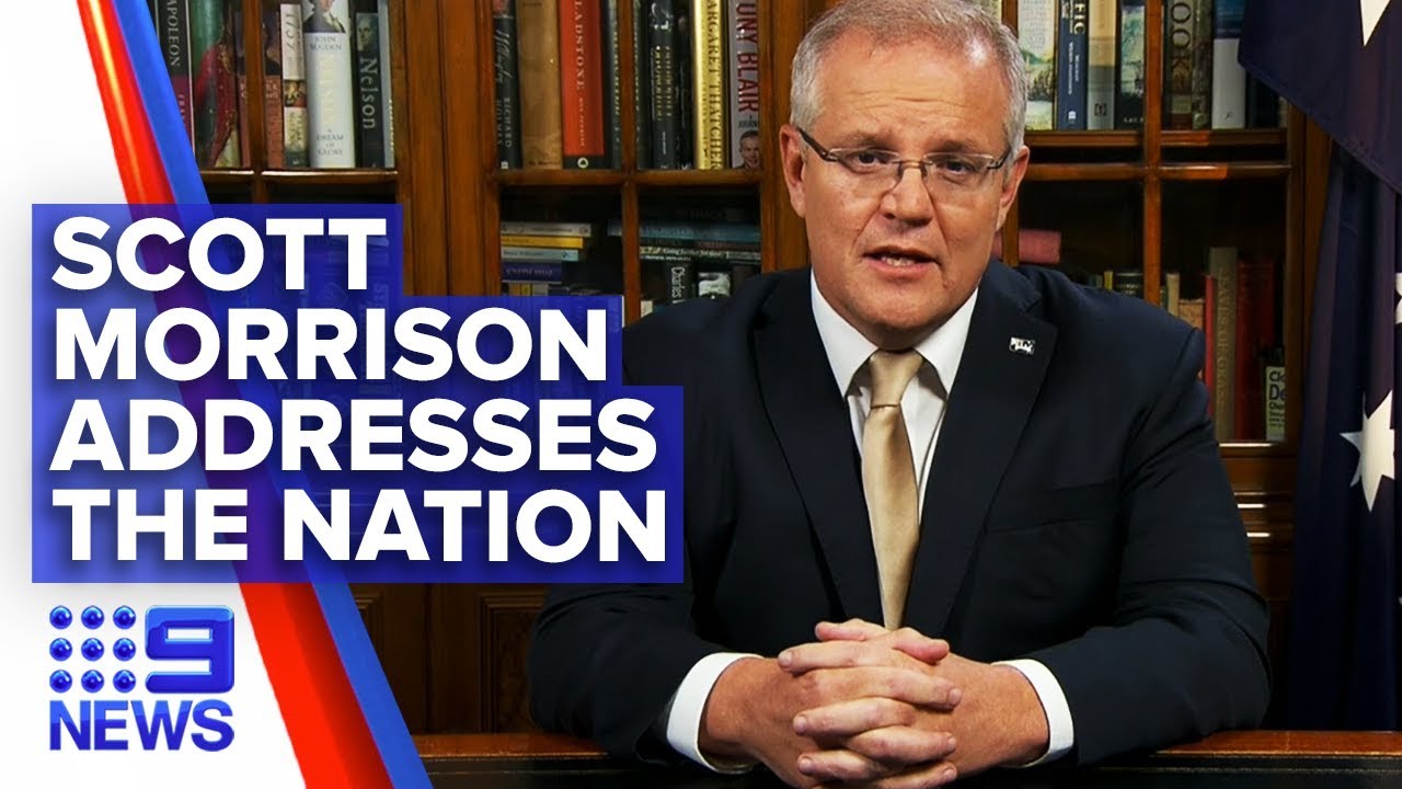 Coronavirus: PM addresses the nation on pandemic | Nine News Australia