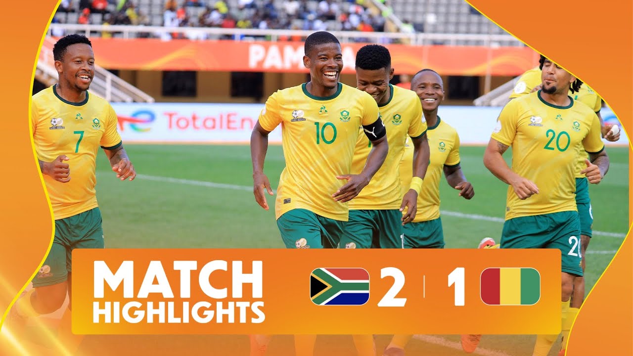 South Africa 2-1 Guinea Match Highlights l TotalEnergies CHAN 2024 l Matchday 3