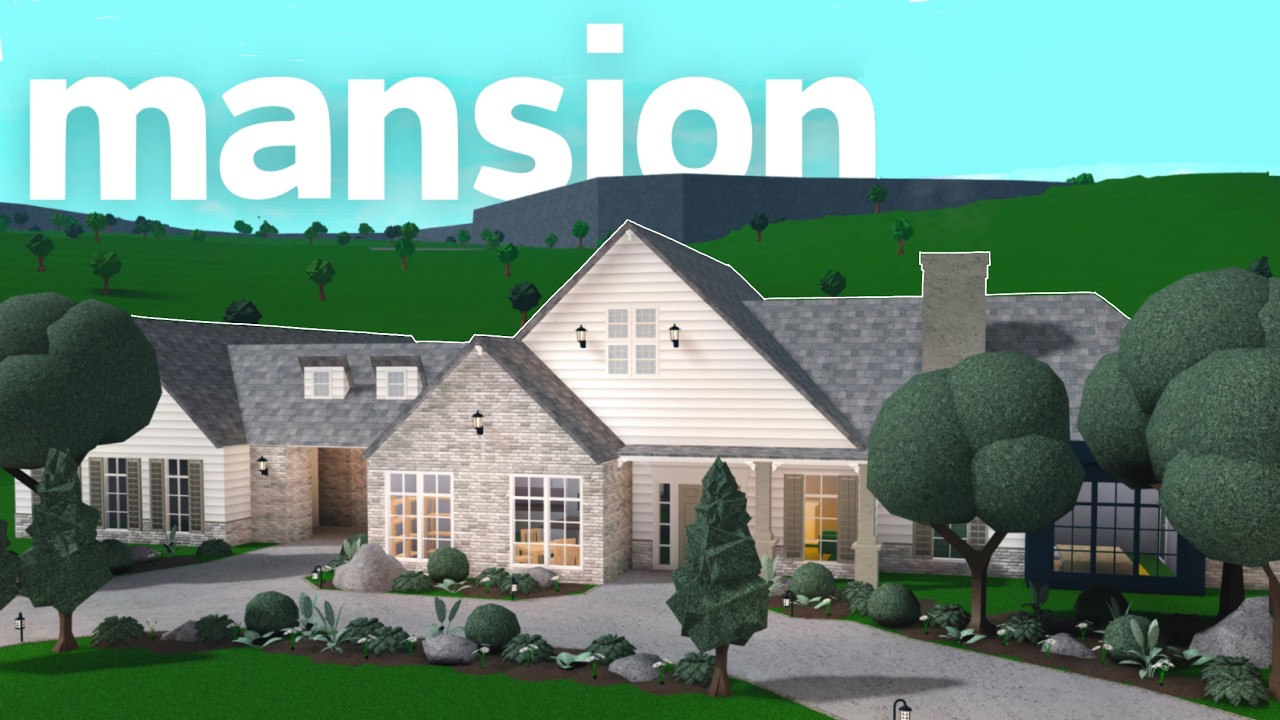35K MANSION БЕЗ ИГРОВОГО ПРОПУСКА | Обучающее видео Bloxburg с голосовым управлением