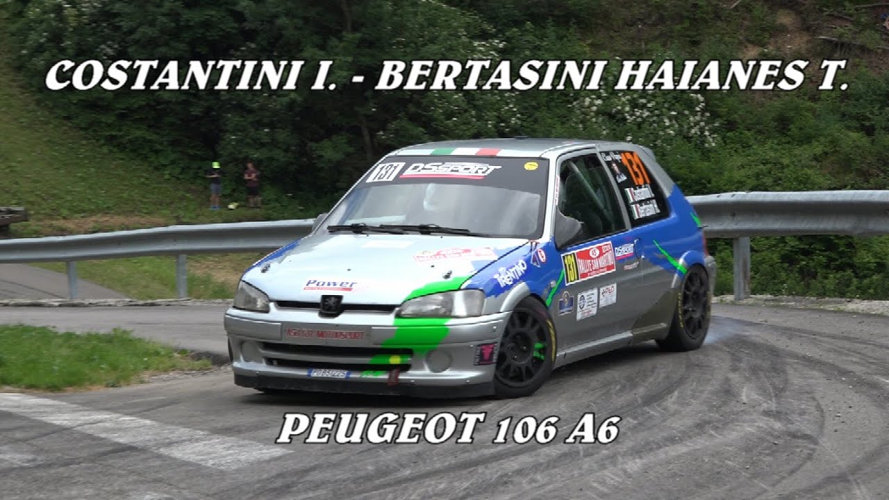 COSTANTINI IVANO - BERTASINI HAIANES TANIA | PEUGEOT 106 A6 | RALLY SAN MARTINO 2025