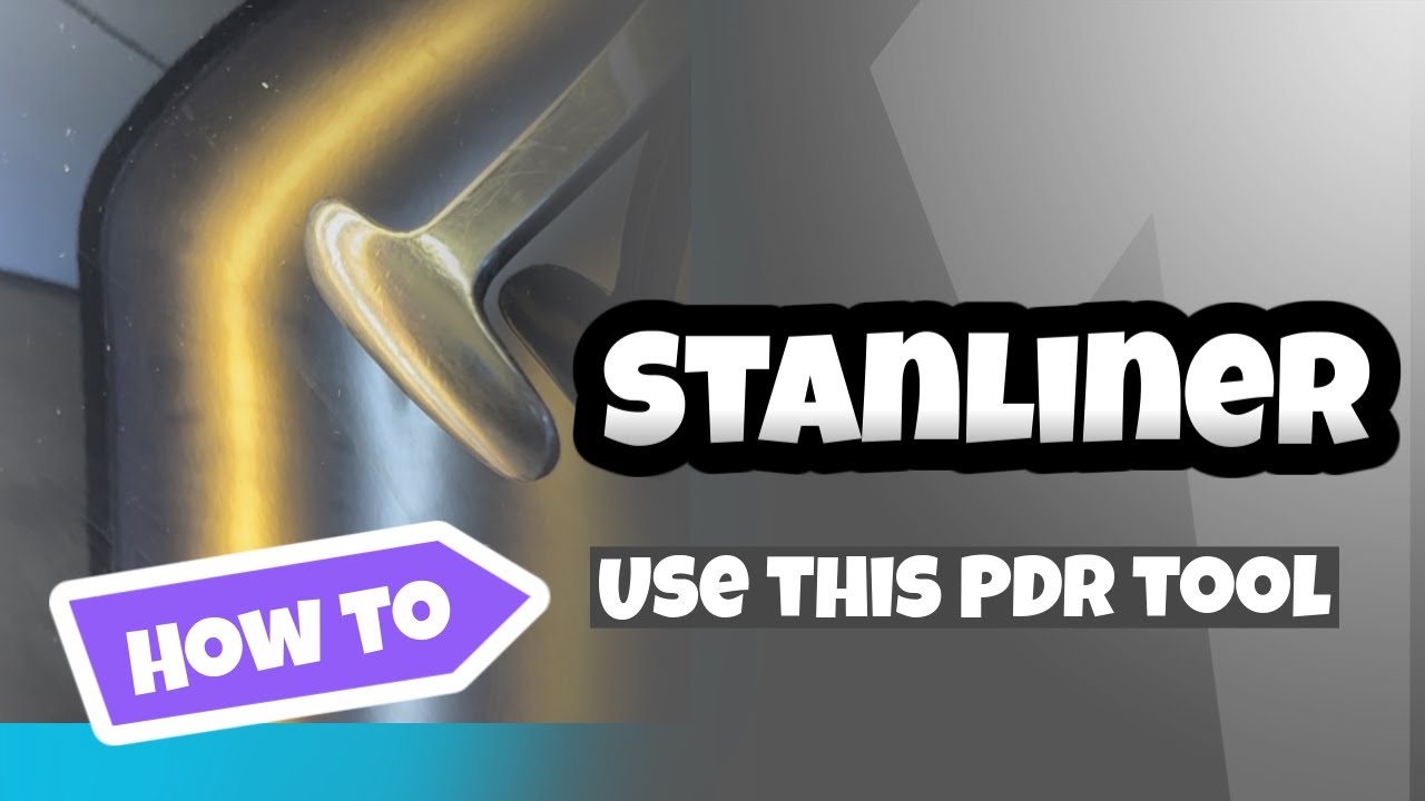 Paintless Dent Repair Tutorial | PDR Training Stanliner Killer Whale Tail  PLUS MTE 2023 version