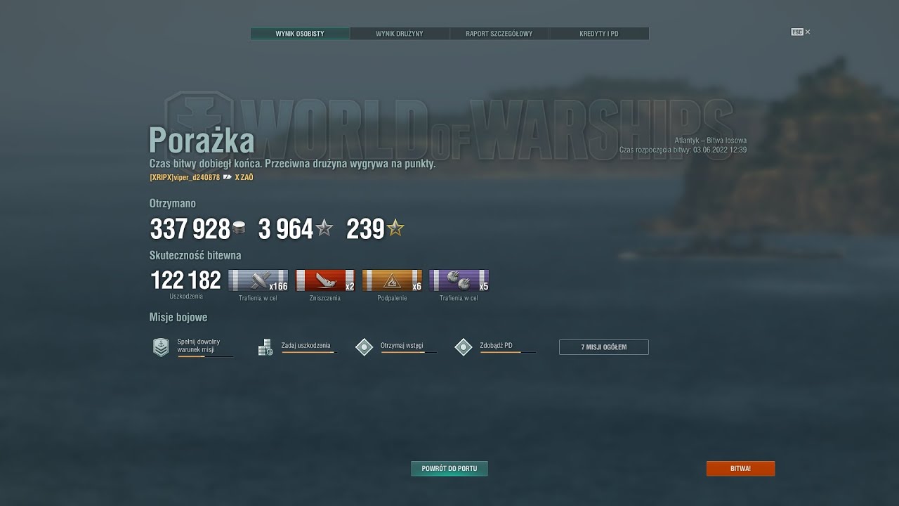 IJN Zao 122 K dmg 2 kills 1177 exp