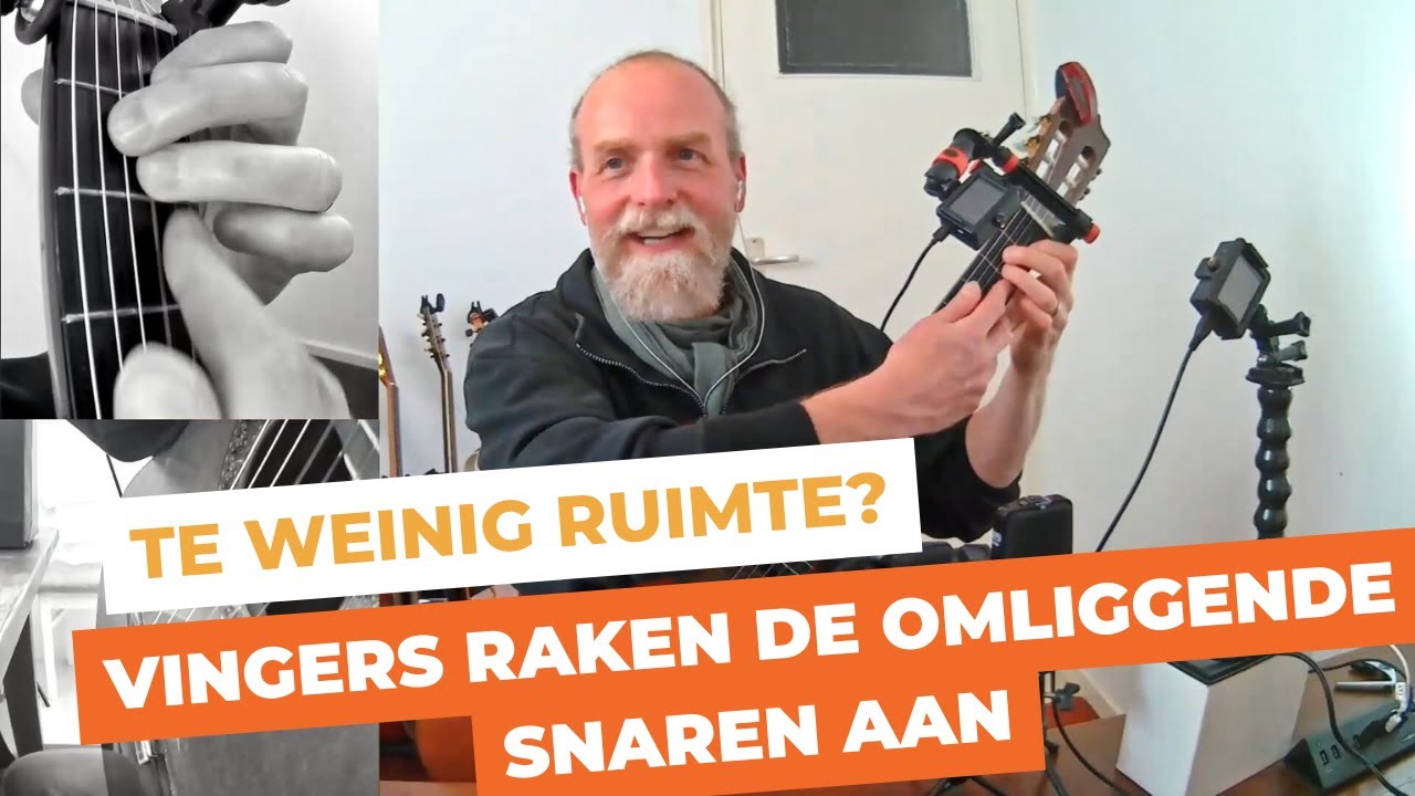 Zijn m'n vingers te dik? Ze raken de omliggende snaren aan. 10 Tips