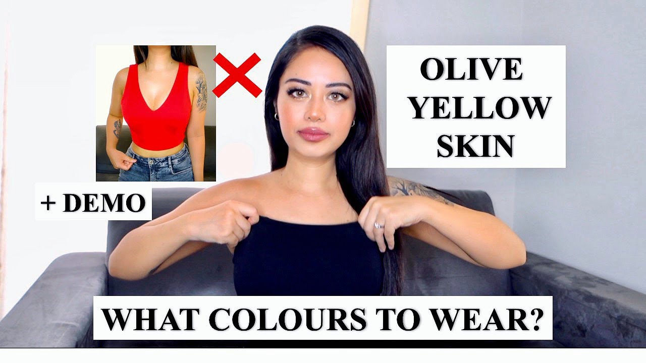 OLIVE Yellow Tan Medium SKIN Tones with a Neutral UNDERTONE. What COLOURS Look BEST On YOU? +DEMO