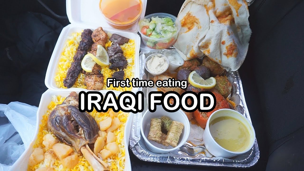 First time eating IRAQI FOOD