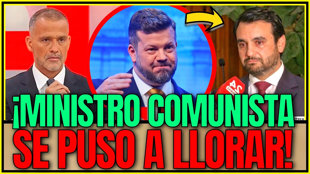 ¡¡RIDÍCULO!! Ministro Comunista ROMPIÓ EN LLANTO por LEY QUE LIBERA A MILITARES