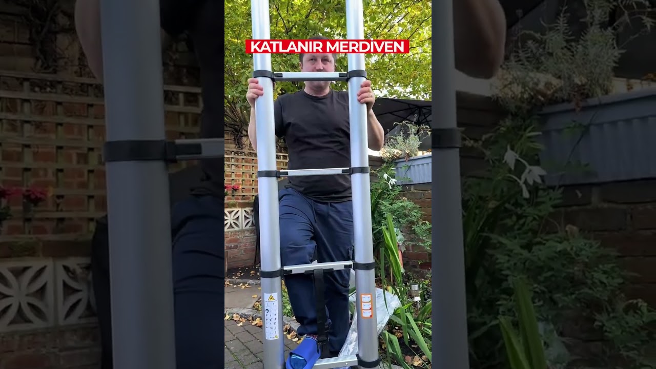 robo Paslanmaz &Ccedil;elik Katlanır Merdiven