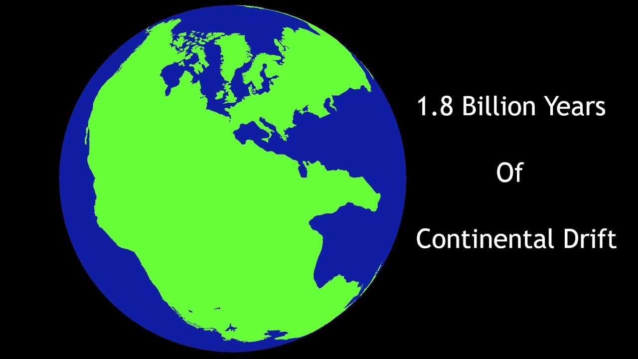 1.8 Billion Years Of Continental Drift/Plate Tectonics [GPlates]