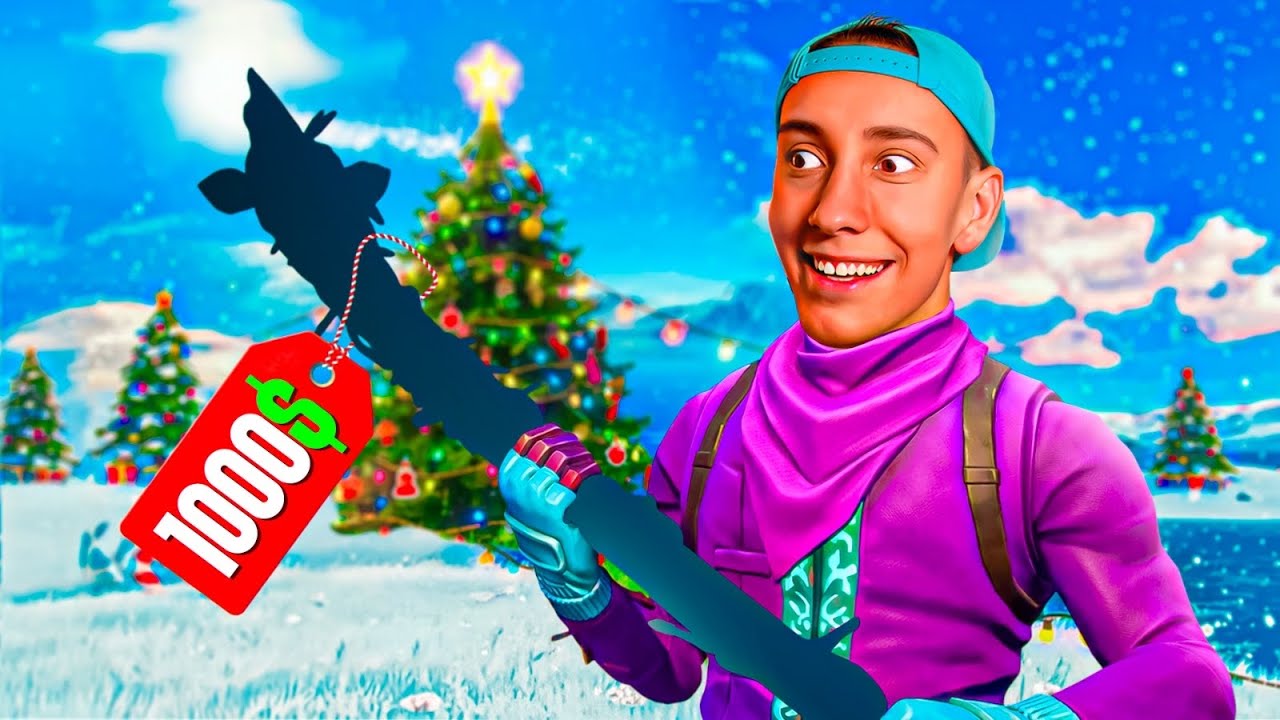 ASÍ REVENTÉ con el PICO MAS CARO Y EXCLUSIVO de NAVIDAD en FORTNITE