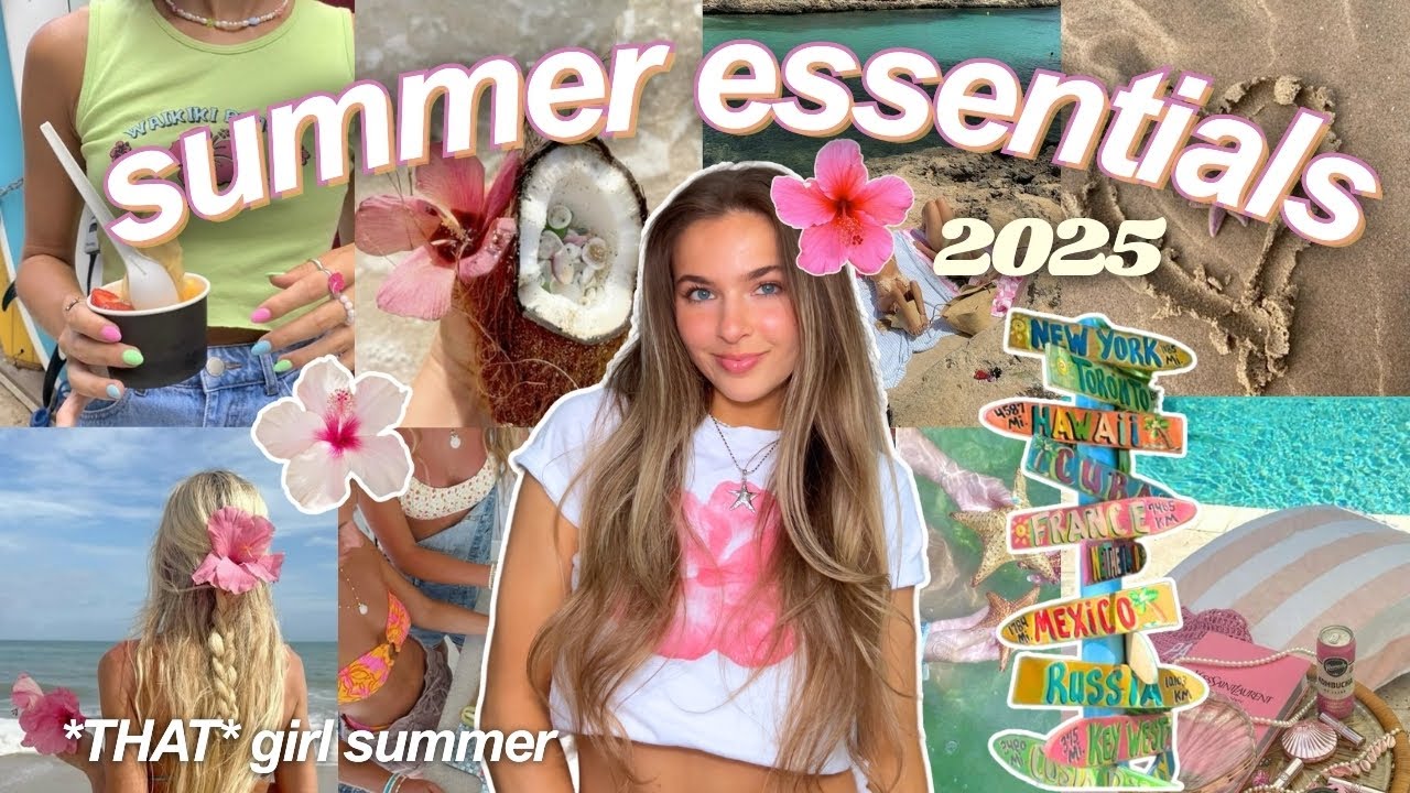 *THAT GIRL* summer essentials 2025 🌺 ultimate aesthetic guide