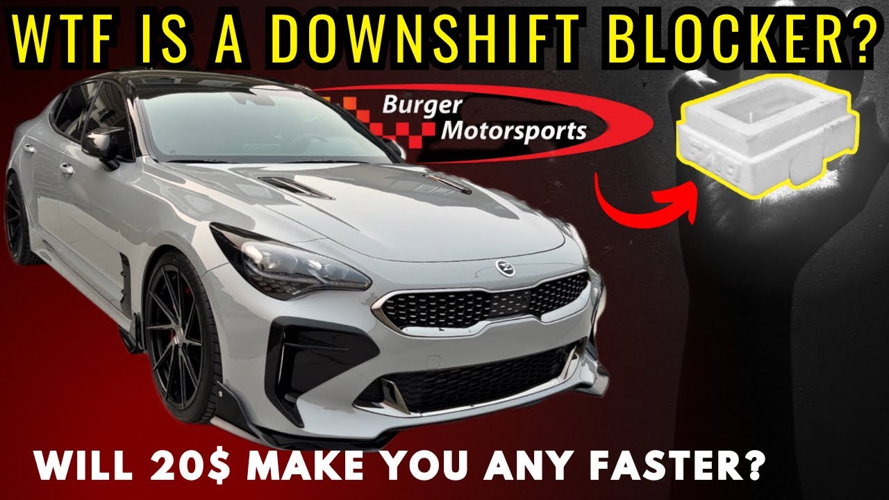 INSTALLING & TESTING Burger Motorsports Downshift Blocker | KIA STINGER GT2