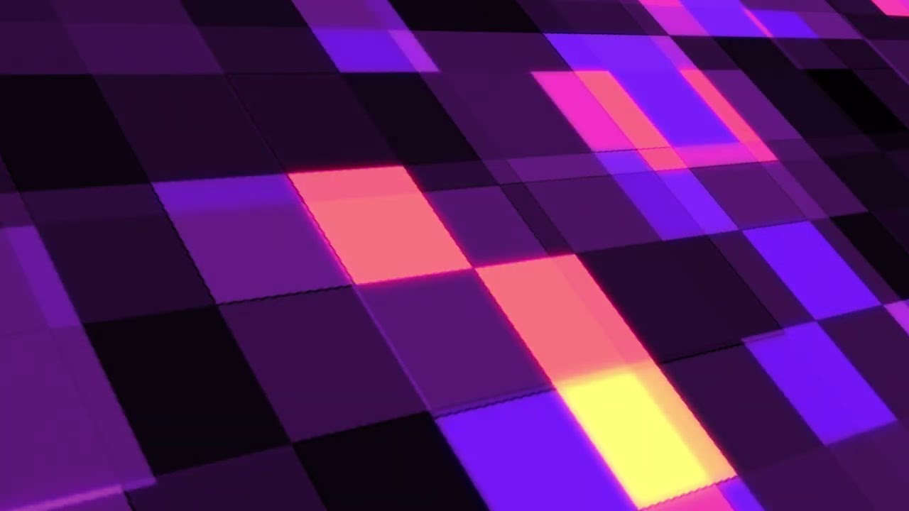 Warm Glowing Tiles Motion Background