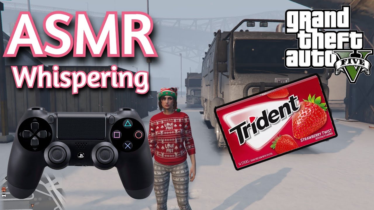 ASMR Gaming | GTA V ONLINE WHISPERING | Controller Sounds 💤