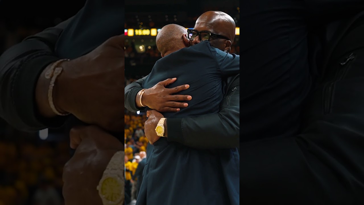 Reggie Miller and Jermaine O’Neal in the House 🥹