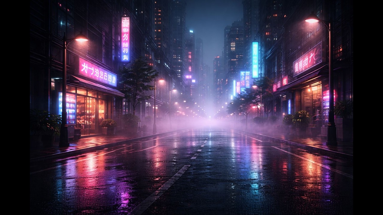 Silent Neon City 🌆 Dark Techno for Deep Focus