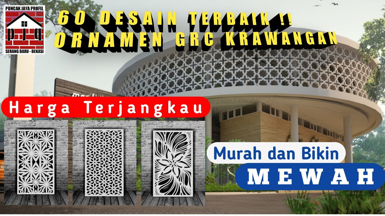 60 DESAIN TERBAIK ‼️ GRC KRAWANGAN || Puncak Jaya Profil