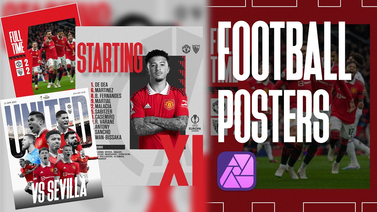 Create Professional Football Posters with Affinity Photo!
