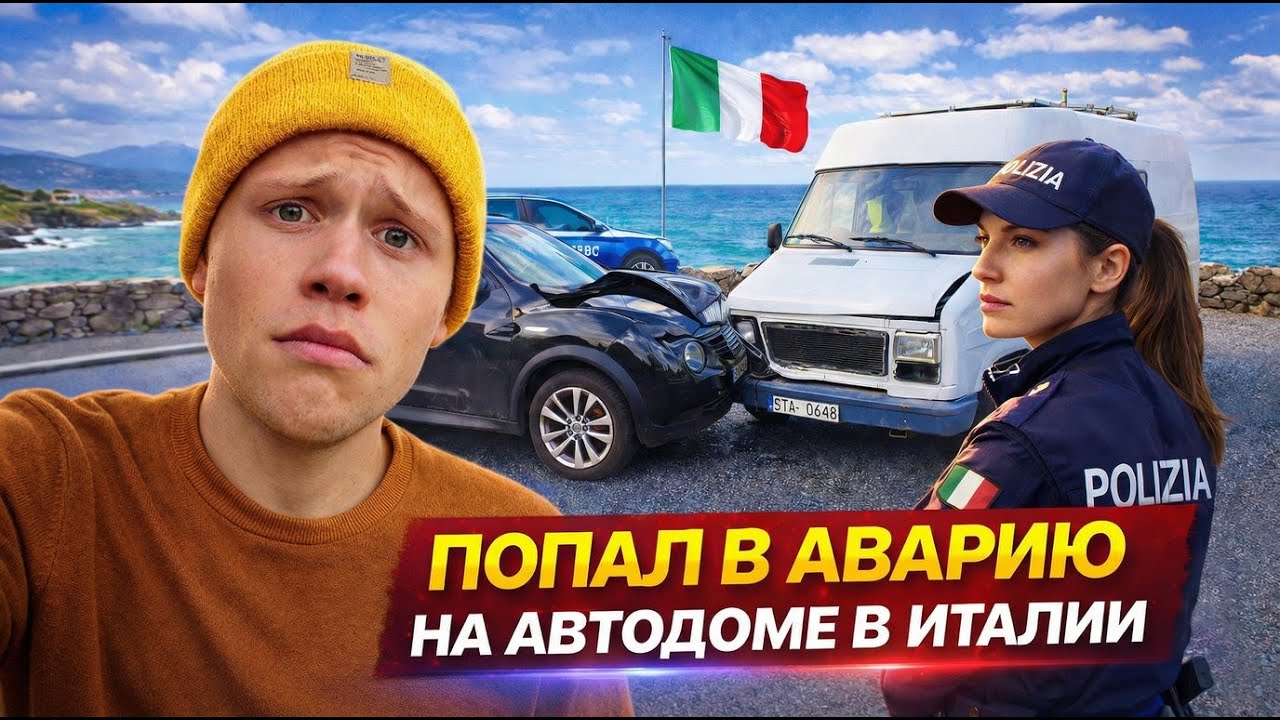 Я был виноват. Авария на автодоме в Италии — разбор моей ошибки
