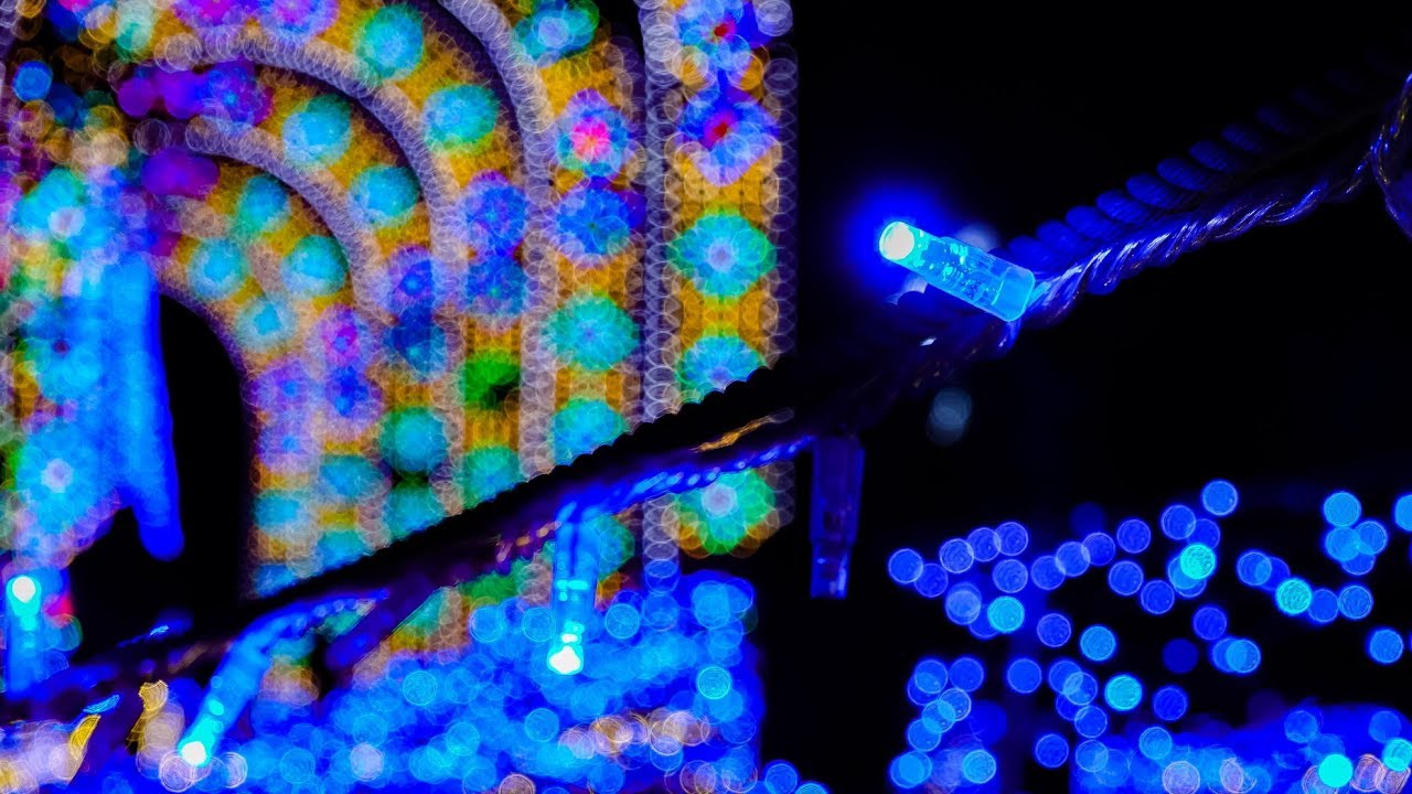 SONY FDR-AX700 4K Sample test video -  KYOTO ILLUMIERE LOWLUX shooting イルミネーション・夜間撮影