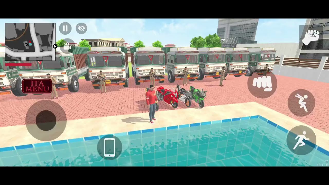 Franklin Orders 9⃣ Tata Trucks 🚛 & 4⃣Superbikes 🏍️ | Indian Theft Auto Simulator 2025 Viral Gameplay