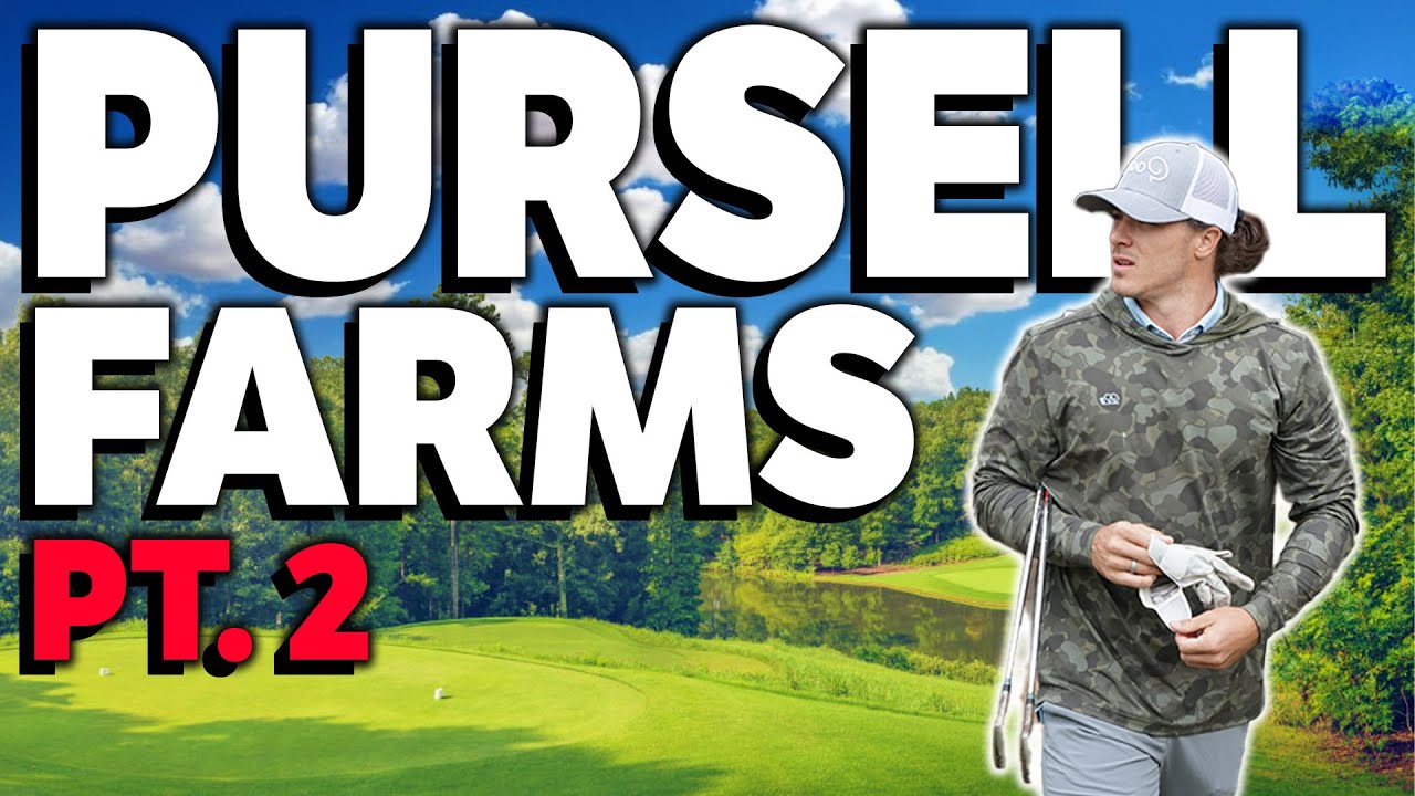 Can I Beat My Record At PURSELL FARMS? (Back 9) Micah Morris Golf