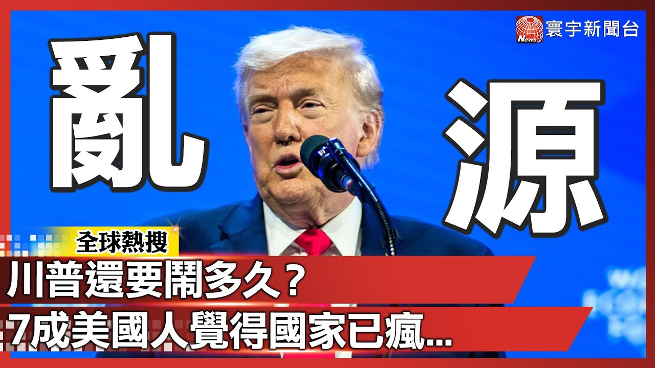 川普還要鬧多久？7成美國人覺得國家已瘋… 國內一團亂 還硬要格陵蘭惹怒歐洲｜#寰宇全視界 @globalvisiontalk