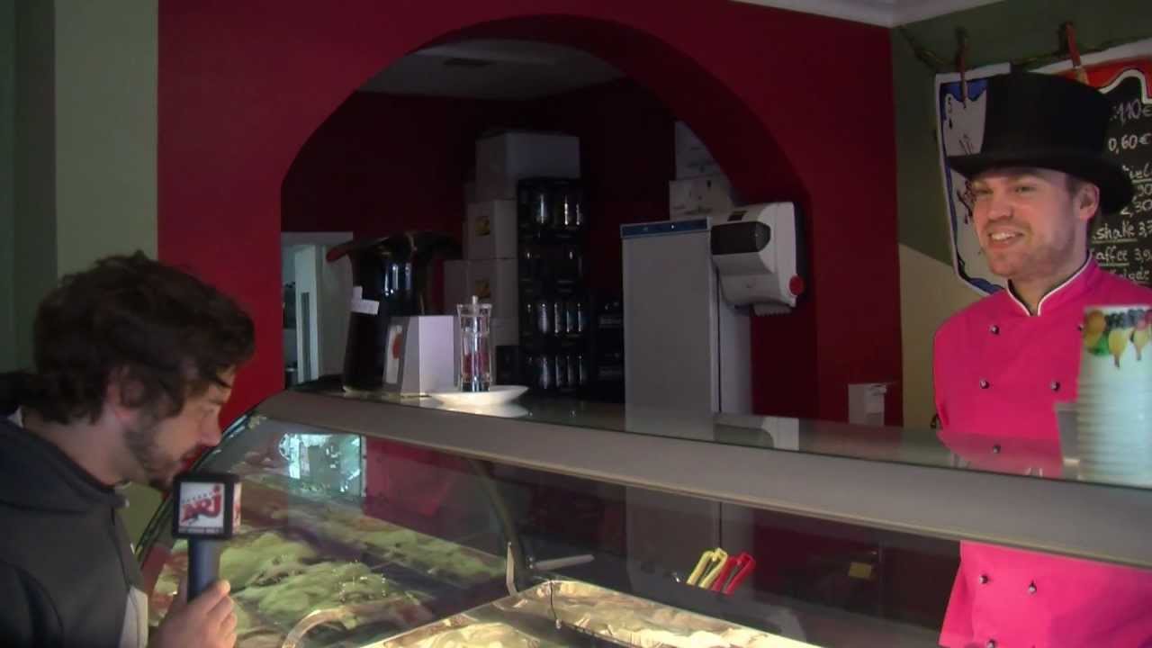 Dani & Malte beim Verr&uuml;ckten Eismacher