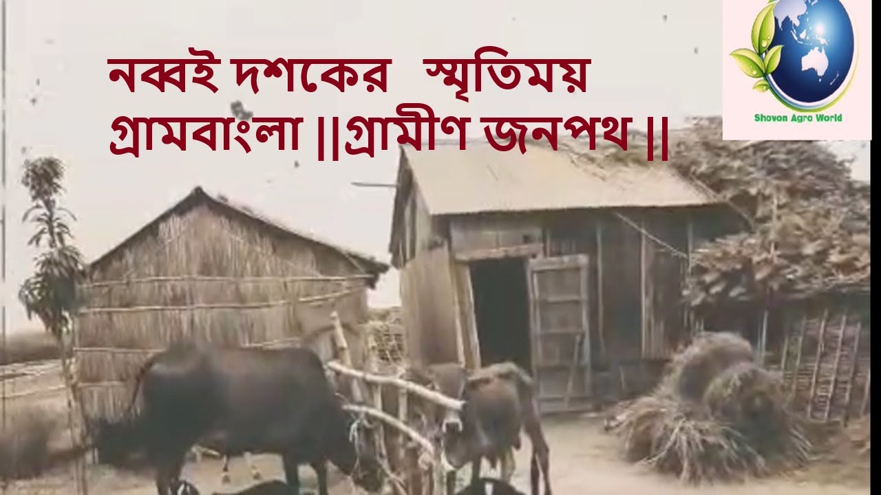 নব্বই দশকের  স্মৃতিময় গ্রামবাংলা ||গ্রামীণ জনপথ ||Shovon Agro World.