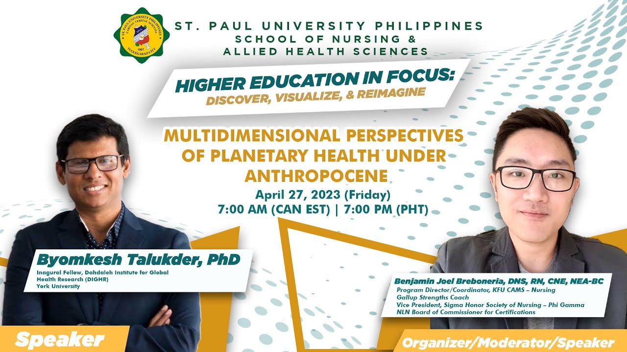 Multidimensional Perspectives of Planetary Health Under Anthropocene by Byomkesh Talukder, PhD
