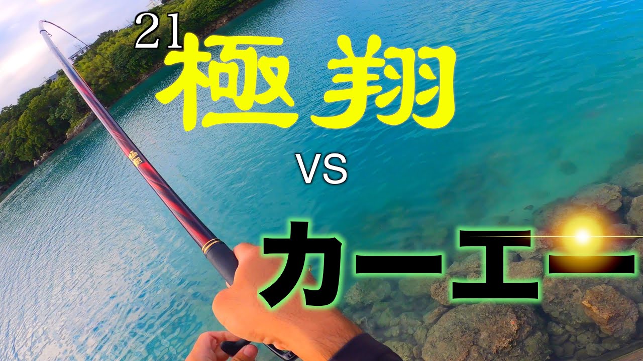 新発売のSHIMANO極翔1号でカーエーに挑む（無謀？）