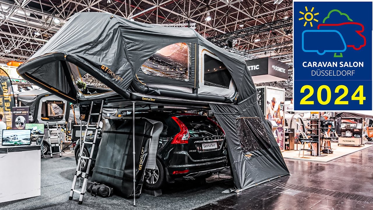 GT SKYLOFT II ROOFTOP TENT FOR 5-6 PERSONS 2025 CARAVAN SALON 2024 DUSSELDORF THE BIGGEST ROOF TENT?