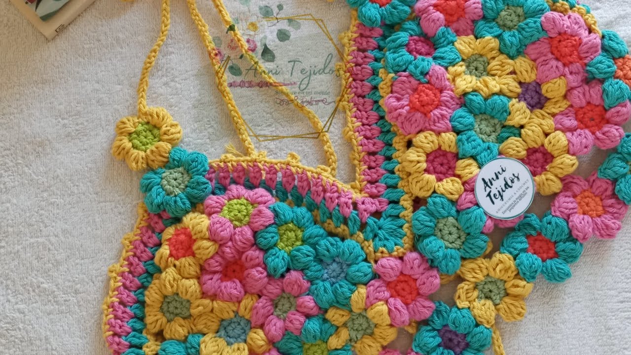 Croptop a crochet fácil de hacer - Parte 2 de 2 -Anni Tejidos