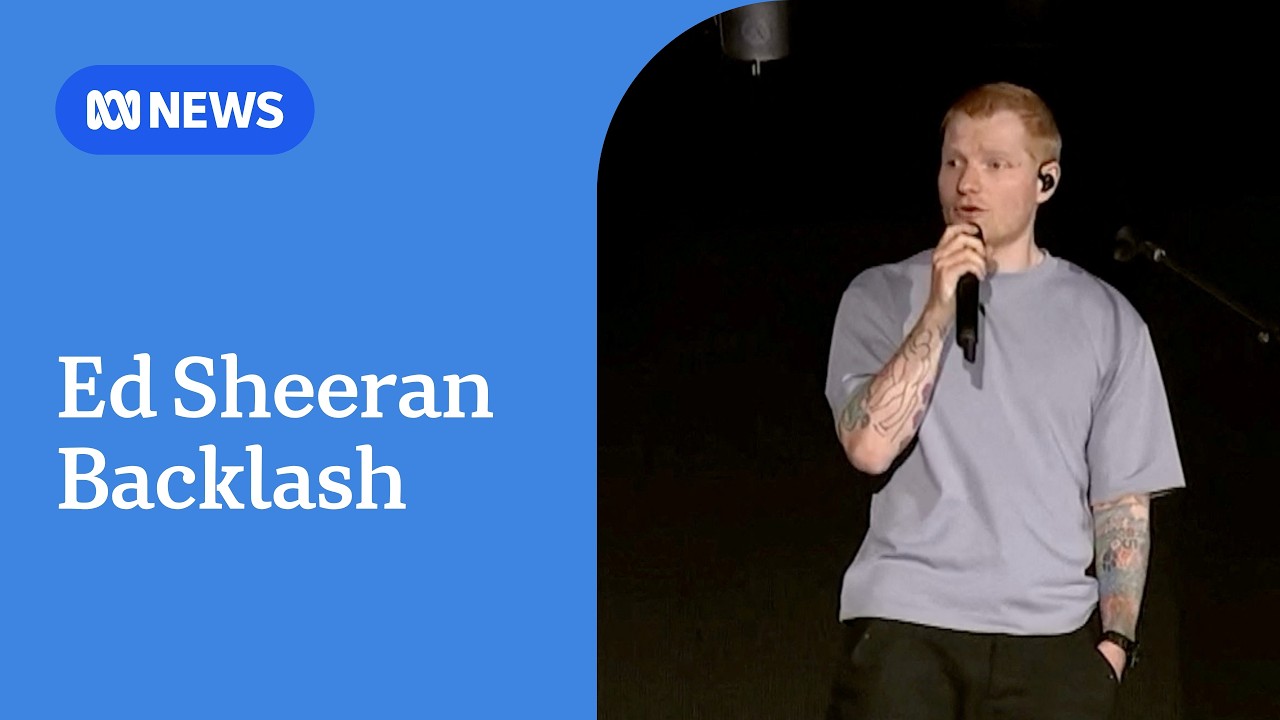 Ed Sheeran's apolitical brand challenged by Israel-Gaza conflict | ABC NEWS