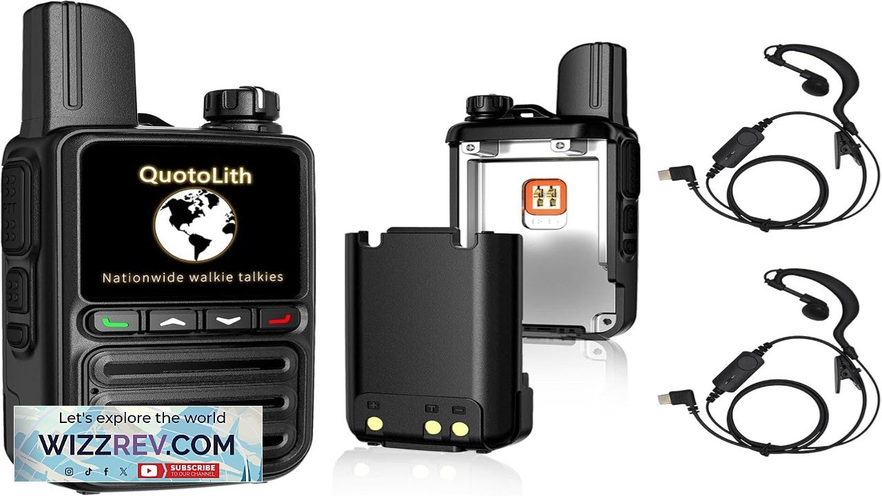 Long Range Walkie Talkies Unlimited Nationwide Two Way Radios with Free Lifetime