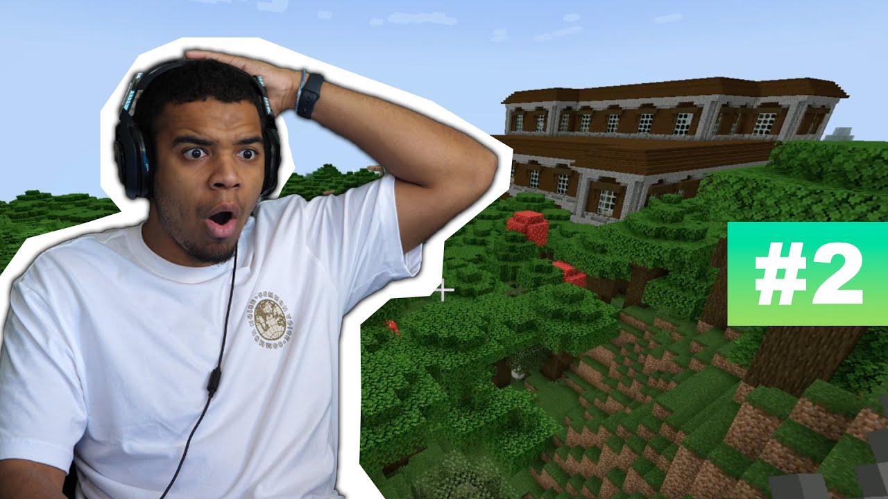 ON DÉCOUVRE UN MANOIR SUPER RARE ! (Minecraft #2)