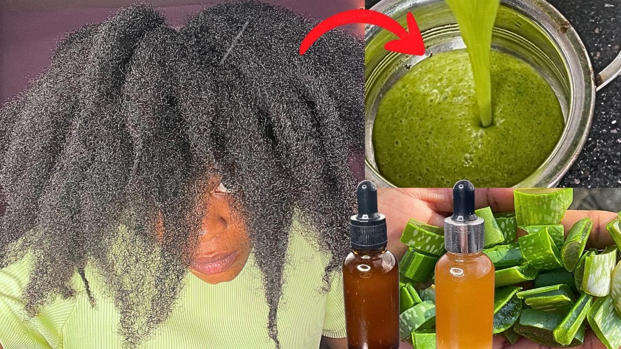 2 Ways To Properly Make Aloe Vera Oil For Extreme Hair Growth! STEP BY STEP PROCESS!!