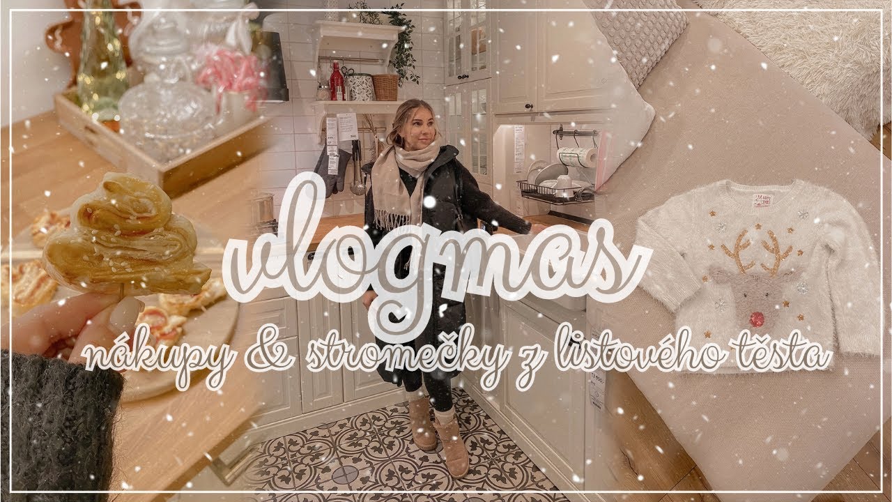 VLOGMAS #2 | nákupy - IKEA, Action, drogérie, potraviny, second hand & pečení ✨ Vánoce 2023